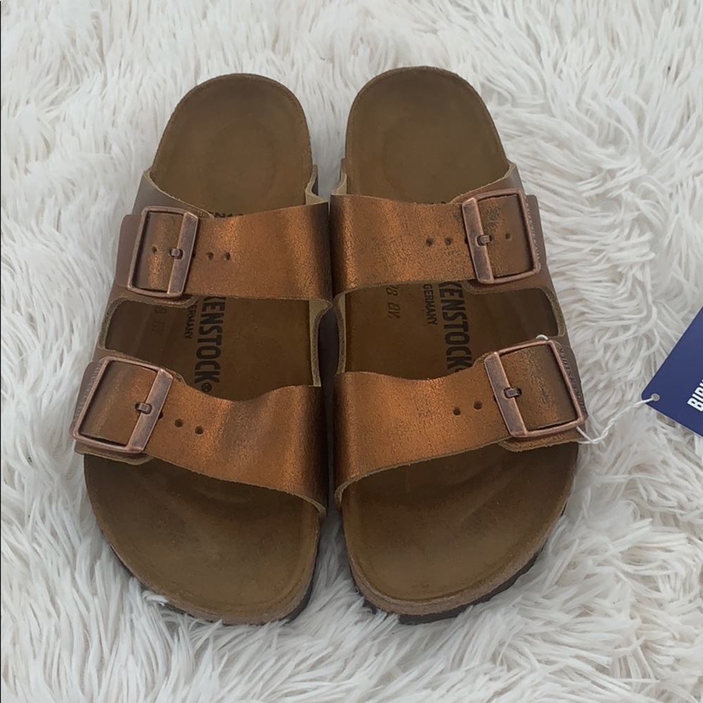 NIB Birkenstock Arizona brown sandals - Picture 2 of 8